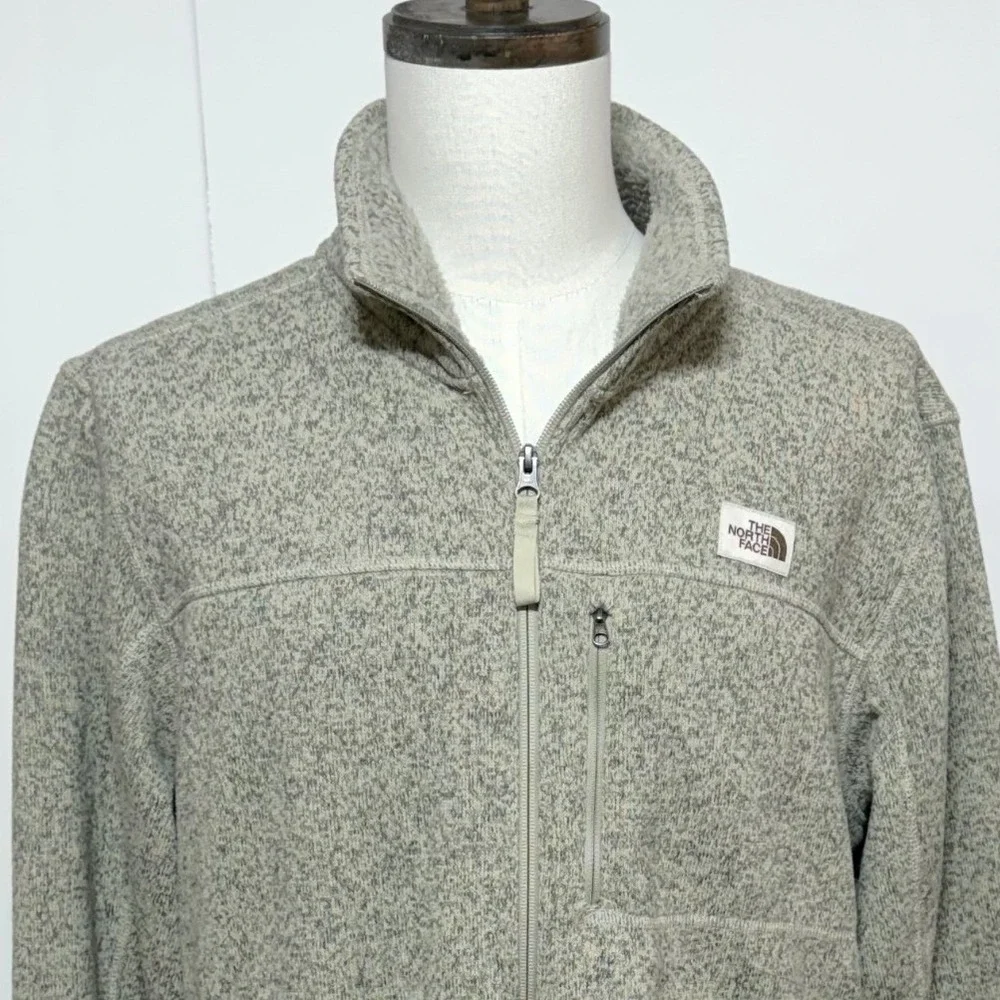 The North Face Sweater Jacket Mens XL Gray Gordon Lyons Full Zip Fleece